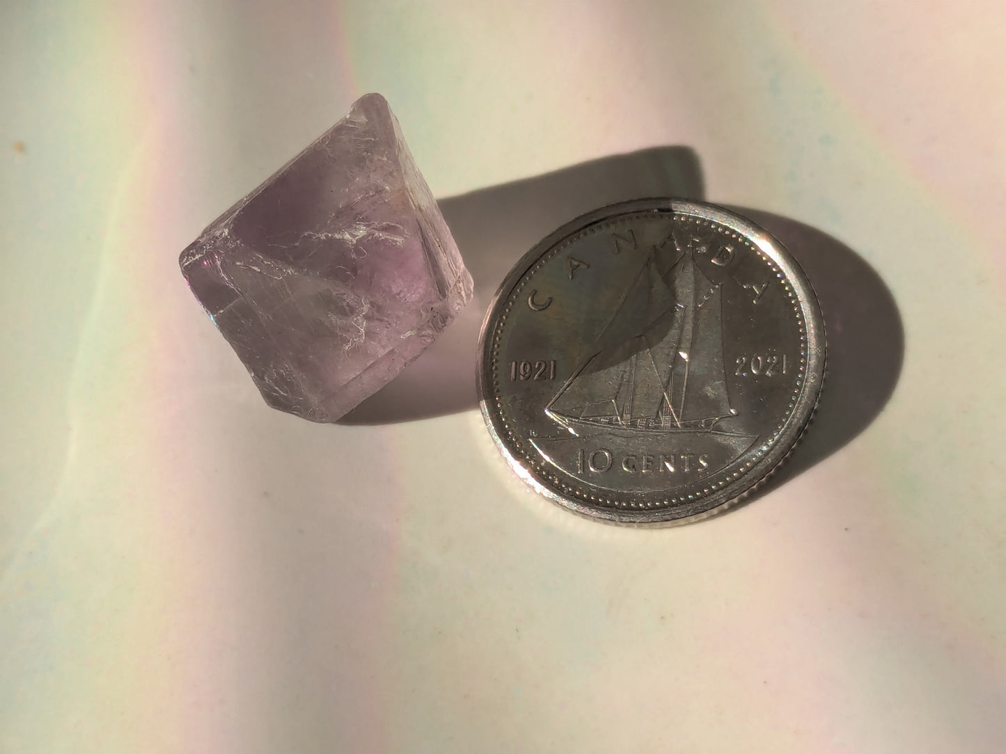 Fluorite Natural Octahedron Small (purple)