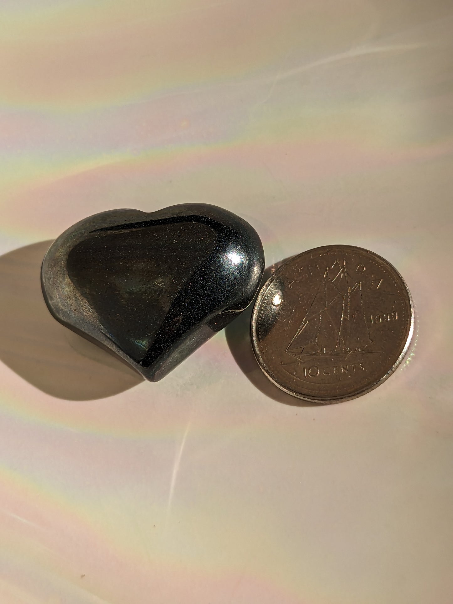 Hematite Mini Heart