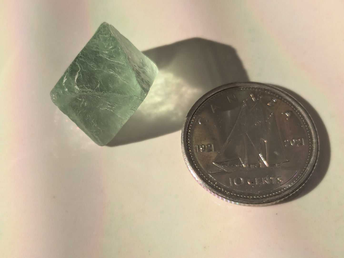 Fluorite Natural Octahedron Small (green)